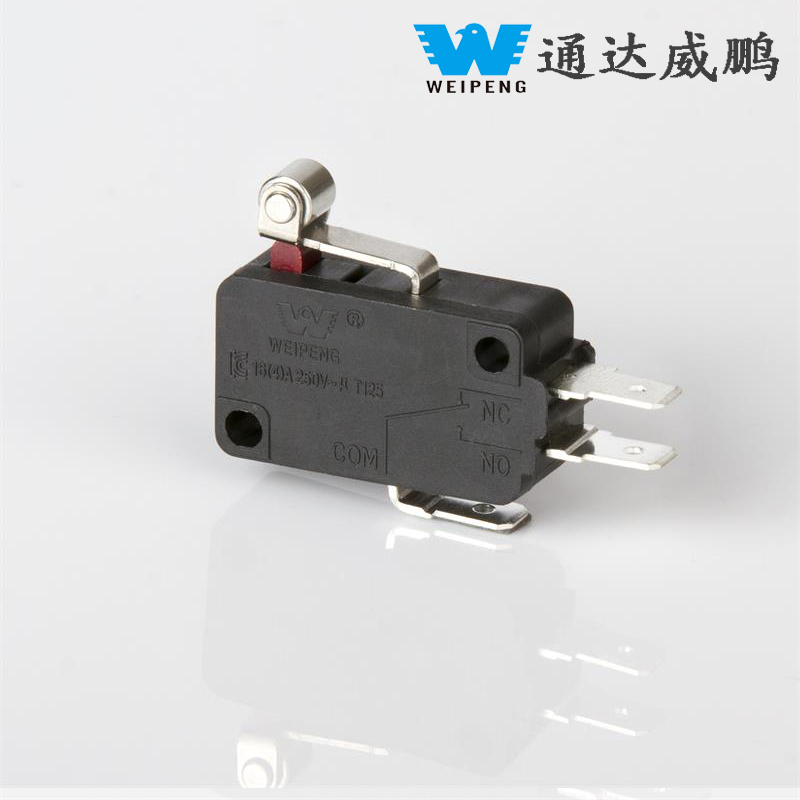 16A 3-Pin Self-Reset Kontak Perak V7-7B17D8-201 Sakelar Mikro Pengganti Honeywell