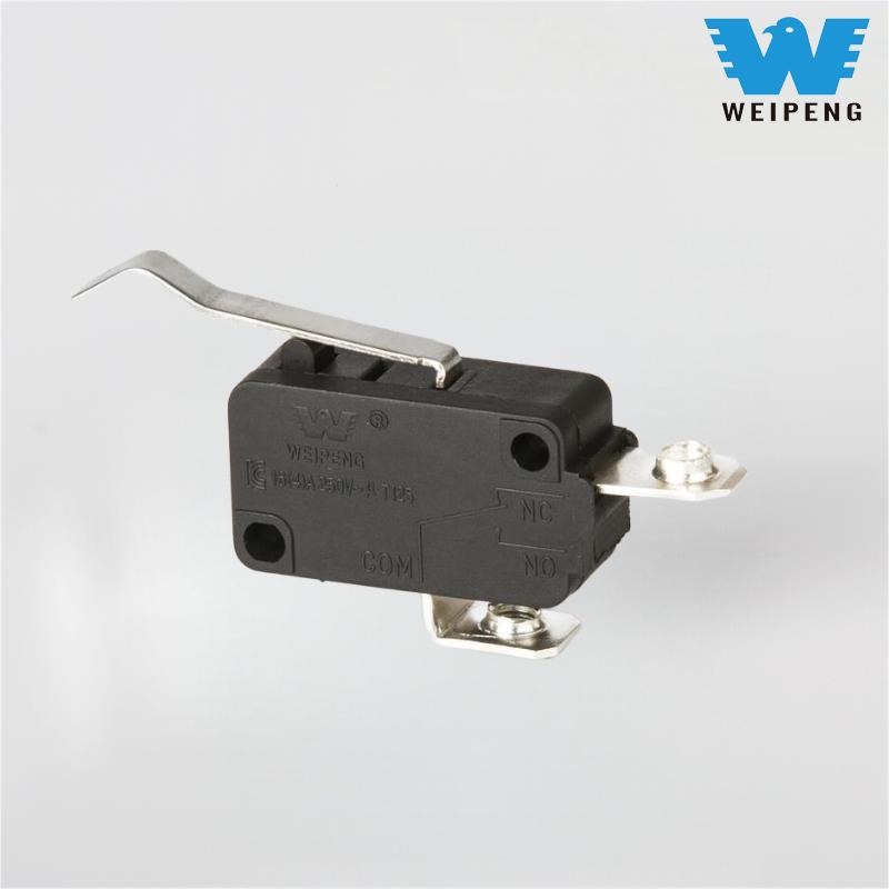 Sakelar Mikro Dua Terminal Arus Tinggi untuk Peralatan Rumah Tangga