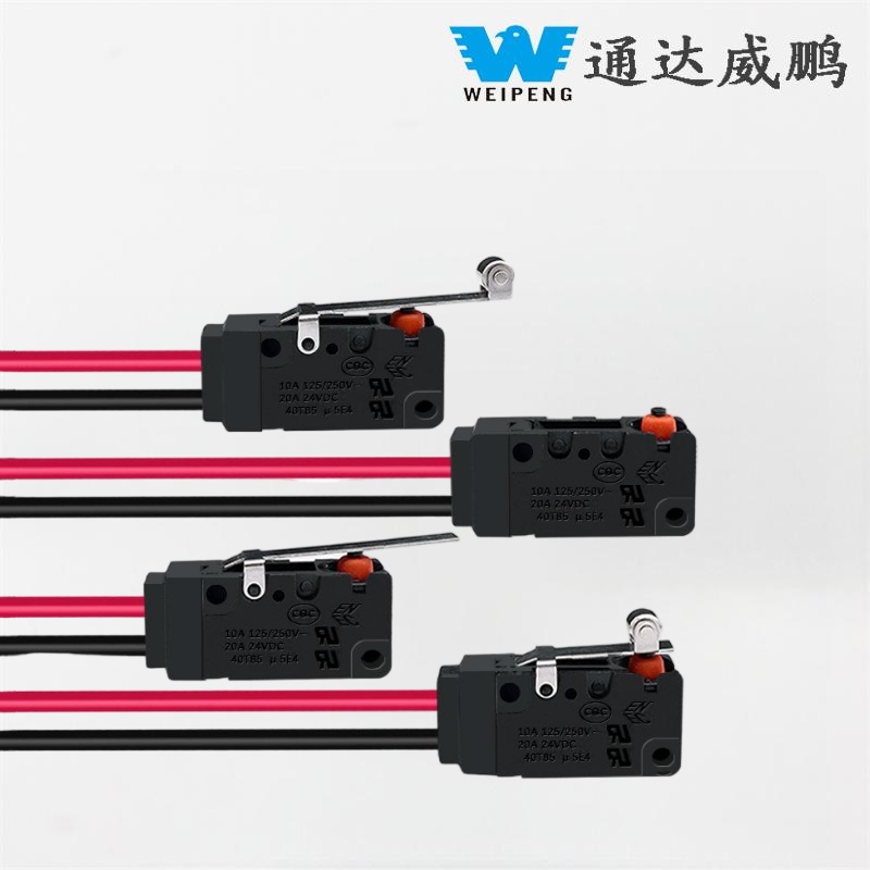 Sakelar Mikro Tahan Air IP67 dengan Pegangan Rol