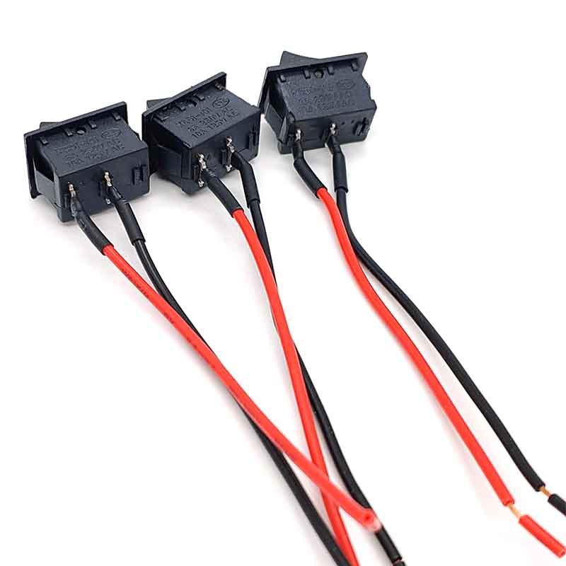 Peralatan Kecil Saklar Rocker 21*15mm