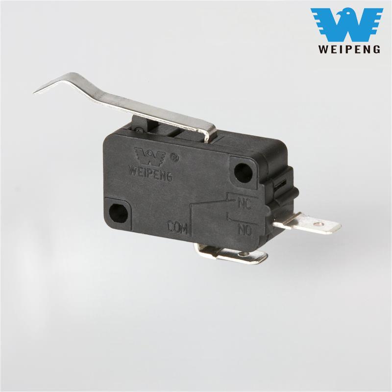 Pegangan Dua Terminal Kontak Perak Saklar Mikro Pemanas Air Biasanya Terbuka